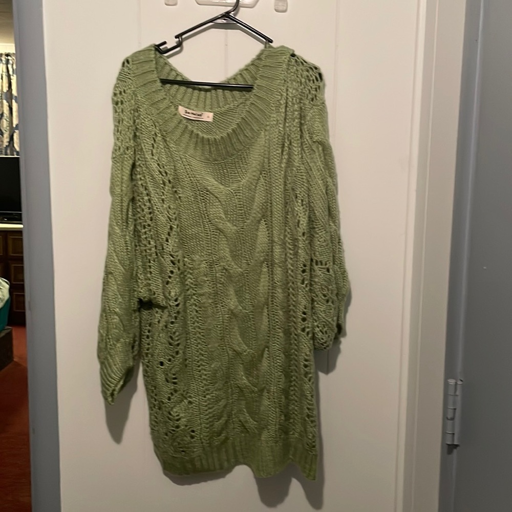 Oversized sweater dress